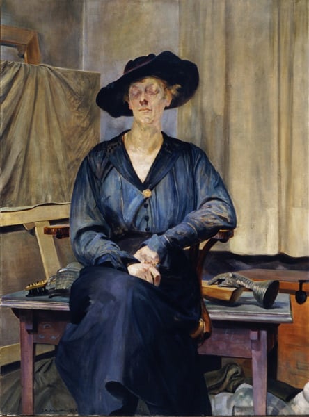 Яцек Мальчевский, «Портрет жены художника», 1920, холст, масло, фото: Окружной музей в Быдгощи
